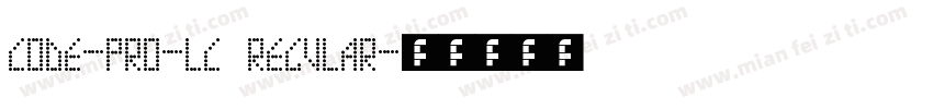 Code-Pro-LC Regular字体转换